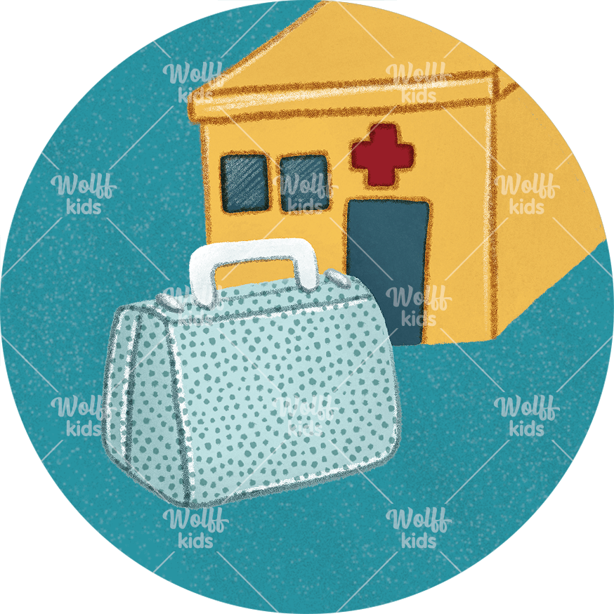Einzelner Magnet: Krankenhaus